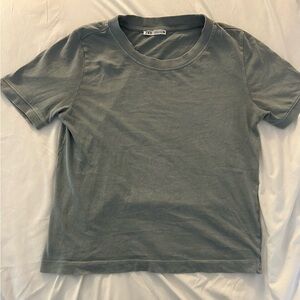 Zara dark green tee